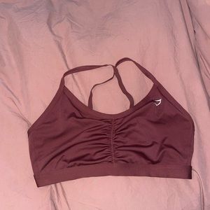 Ruched sport bra